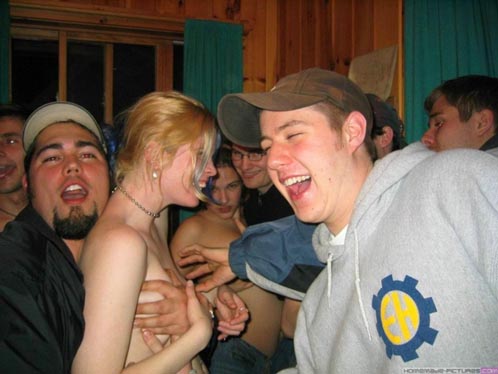 Groping Tits Galleries - Shy Non Nude Drunk Girls Getting Boobs Groped At Party ...